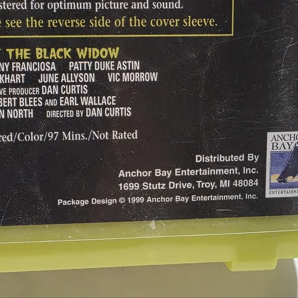 Curse Of The Black Widow VHS Collector's Edition 1999 Horror - Picture 6 of 6